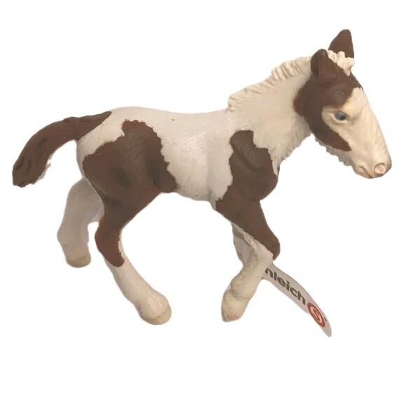 Lot of 3 Schleich Horses Spotted Appaloosa 06, Pinto Stallion 06, Tinker Foal 04 - Picture 5 of 15